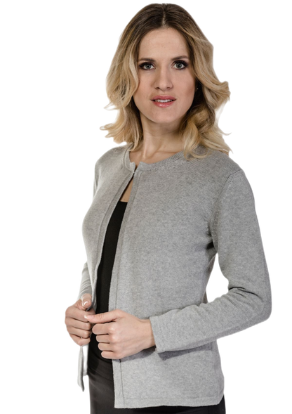 Franny: cardigan donna in cotone classico ed elegante
