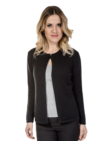 Franny: cardigan donna in cotone classico ed elegante