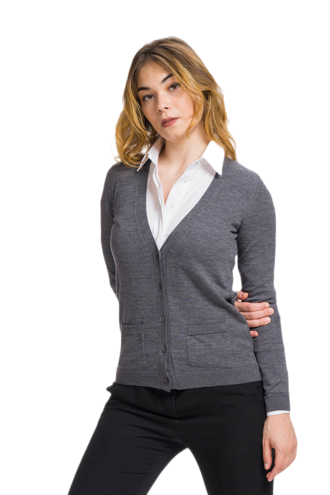 Clássico: cardigã feminino elegante