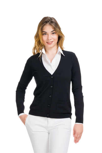 Clássico: cardigã feminino elegante