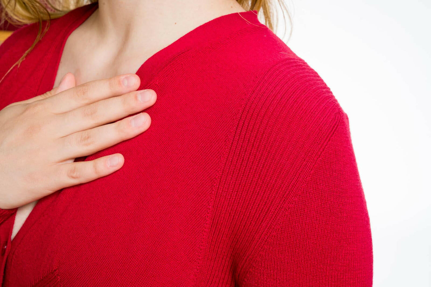 Pavone: cardigan donna in lana merinos a 4 bottoni caldo e leggero