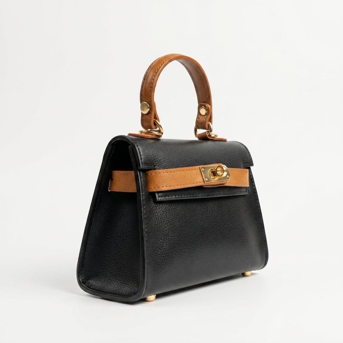Mini Beky Handtasche aus echtem Leder