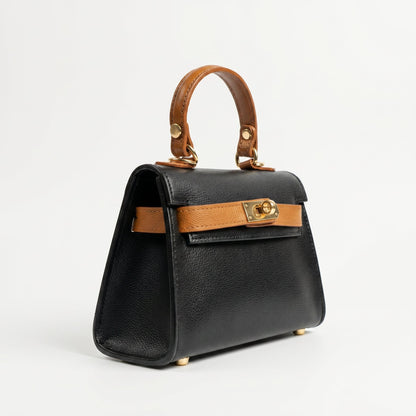 Mini Beky Handtasche aus echtem Leder