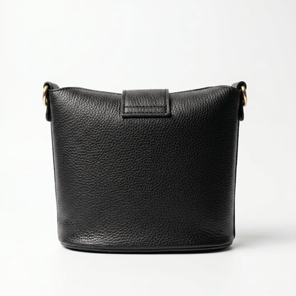 Emma Sac en cuir véritable avec fermeture à torsion