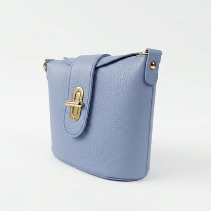 Emma Sac en cuir véritable avec fermeture à torsion