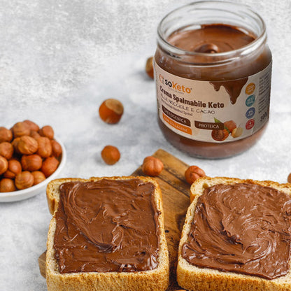 Keto Hazelnut and Cocoa Spread with only 2% Sugar - 250g