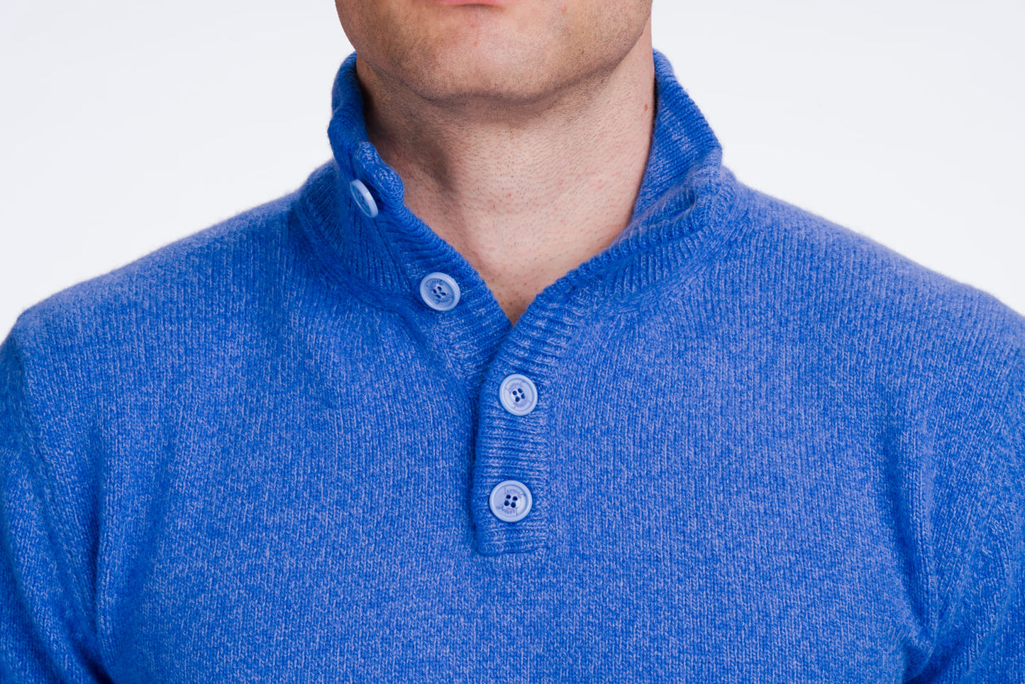 Mulino: suéter masculino em lã e cashmere