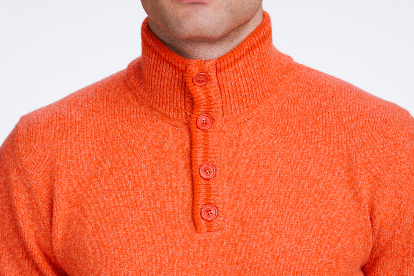 Mulino: suéter masculino em lã e cashmere