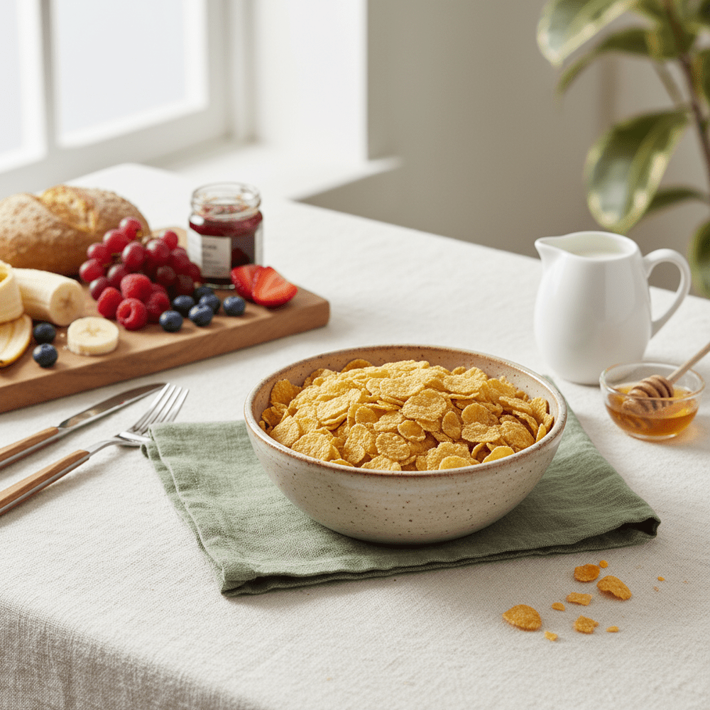 Corn Flakes di Mais Croccanti Senza Glutine