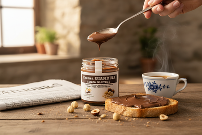 Creme Gianduia 50% Avelãs do Piemonte IGP - Sem Glúten