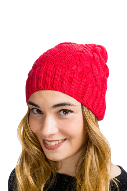 Betty: boina feminina em lã virgem merino