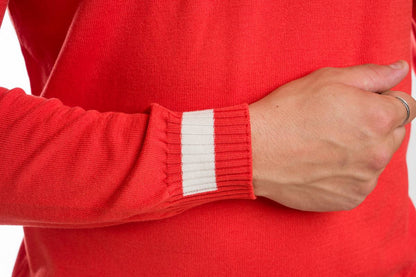 Formentera: camiseta de hombre de cuello redondo en algodón con inserciones a contraste