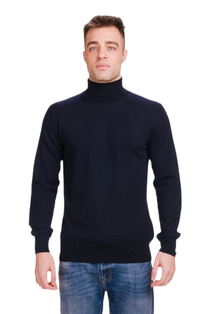 Edgard: dolcevita masculino justo em lã merino