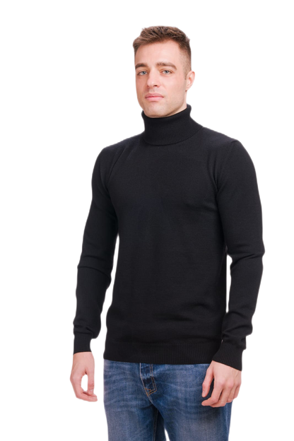 Edgard: dolcevita masculino justo em lã merino