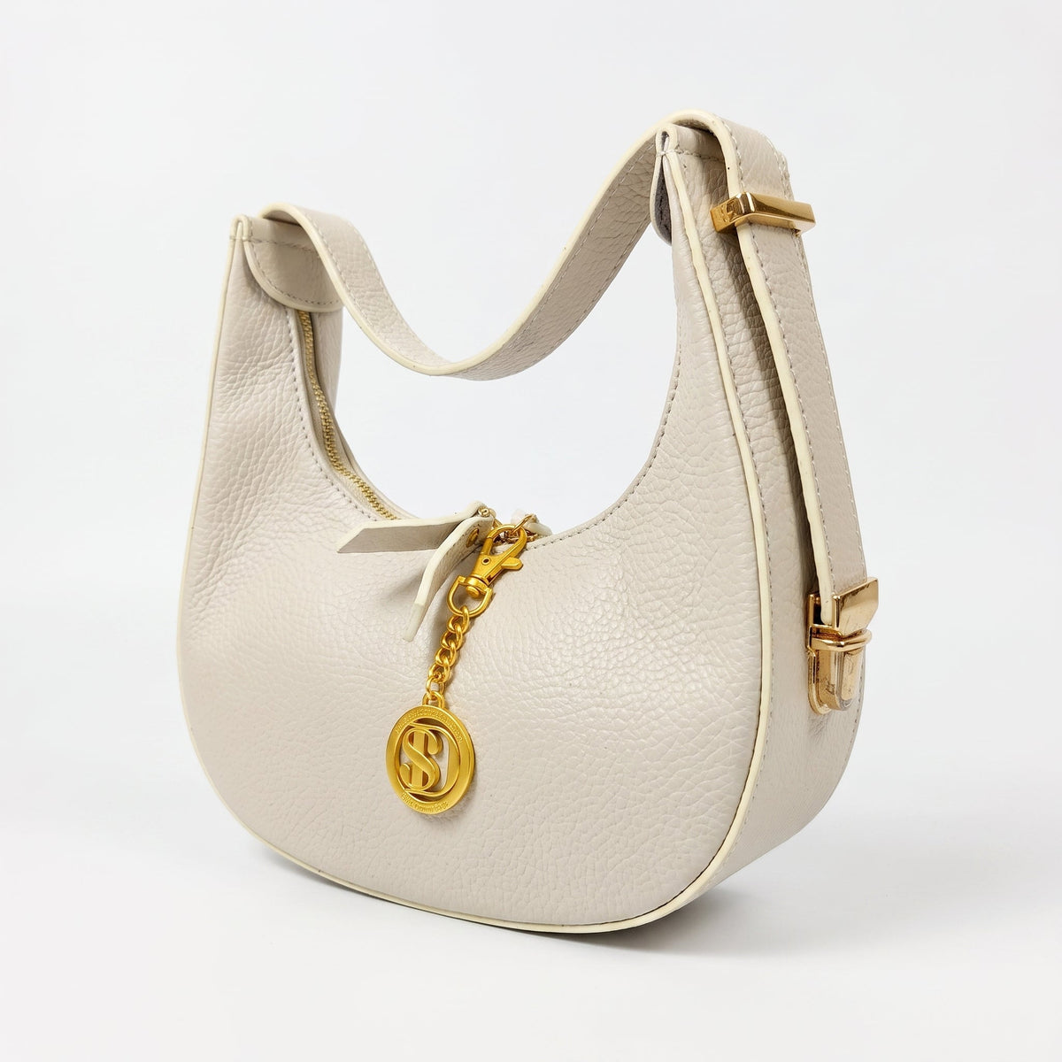 Bolsa hobo Elite de couro legítimo