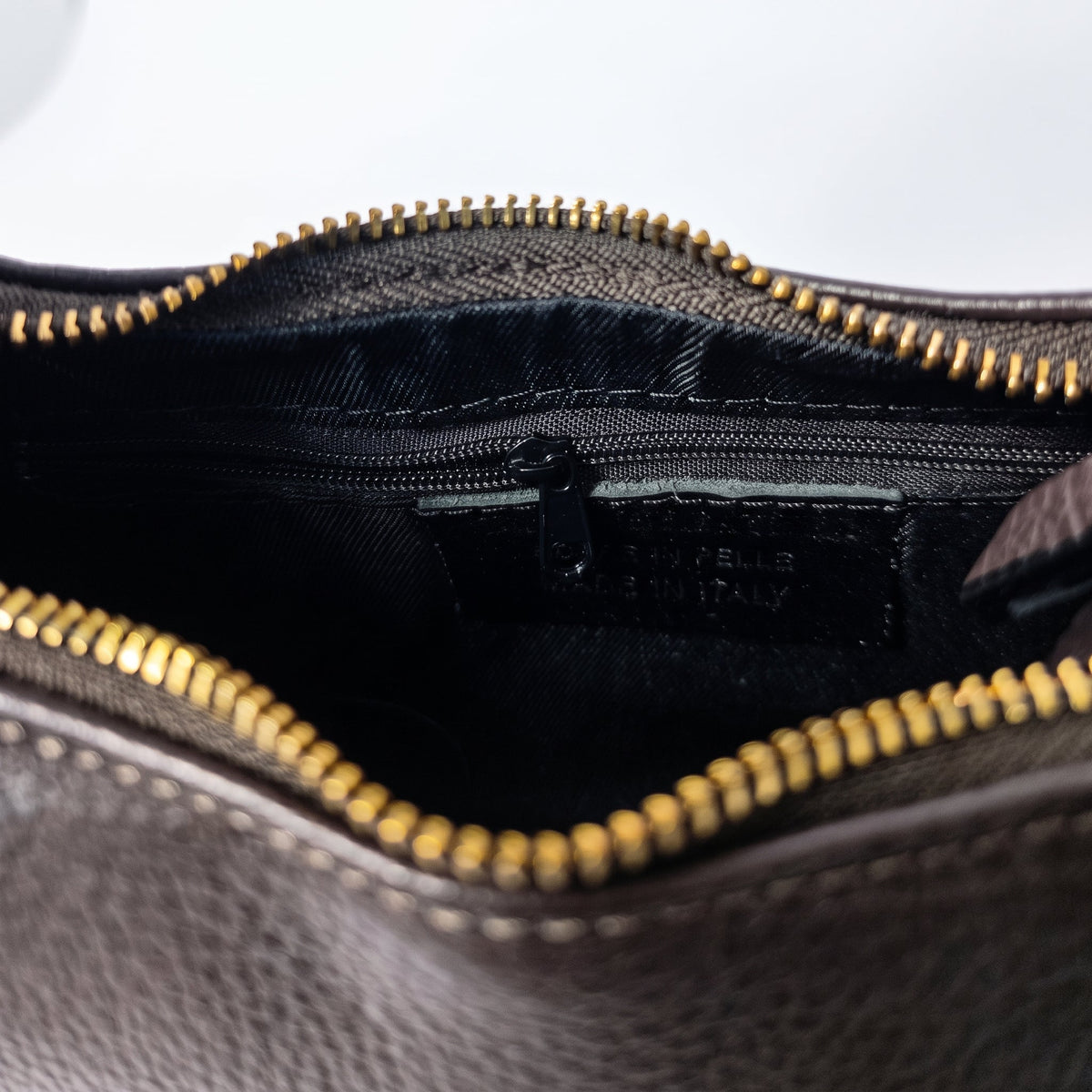 Bolsa hobo Elite de couro legítimo