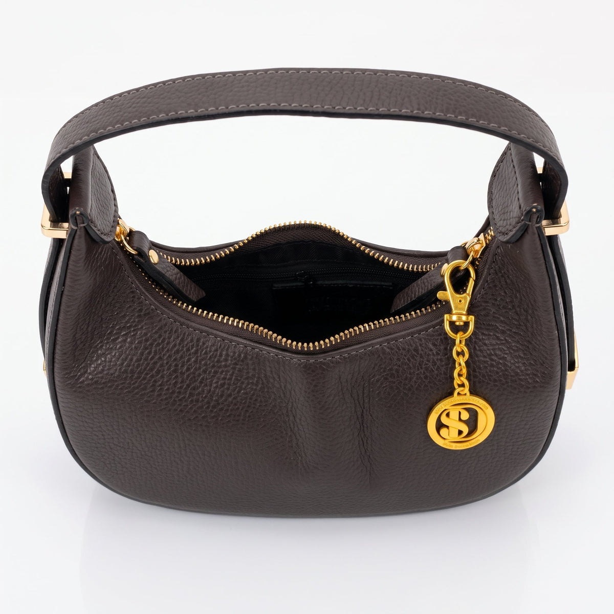 Bolsa hobo Elite de couro legítimo