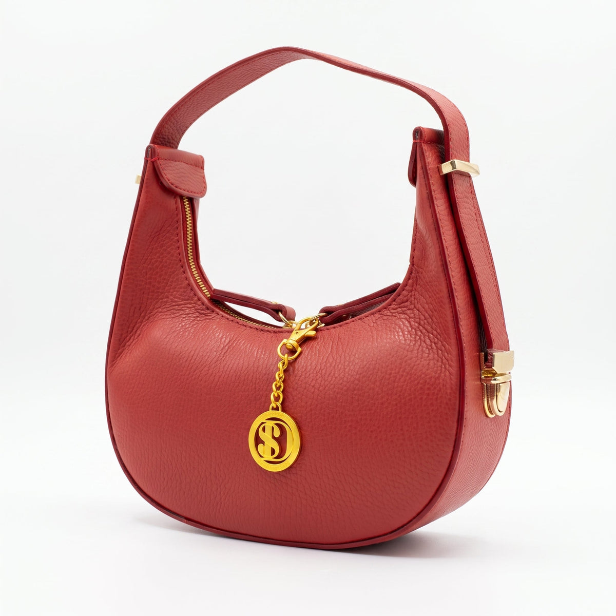 Bolsa hobo Elite de couro legítimo