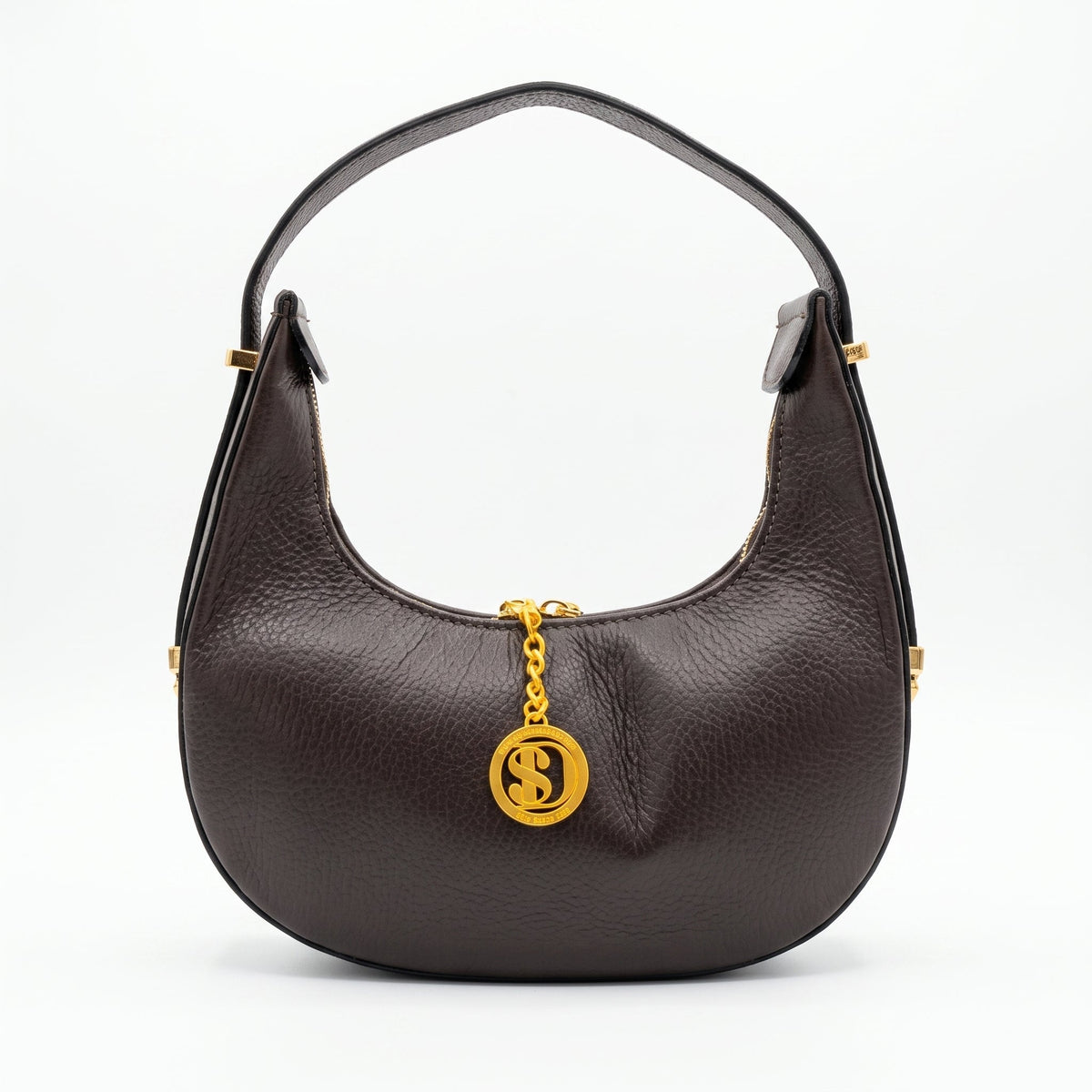 Bolsa hobo Elite de couro legítimo