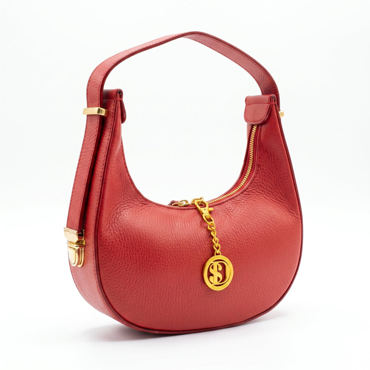 Bolsa hobo Elite de couro legítimo