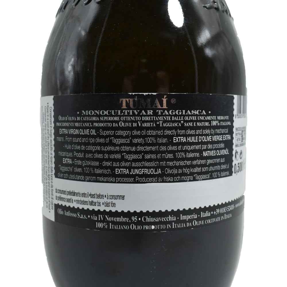 Natives Olivenöl extra aus Ligurien „Monocultivar Taggiasca“ 500ml.