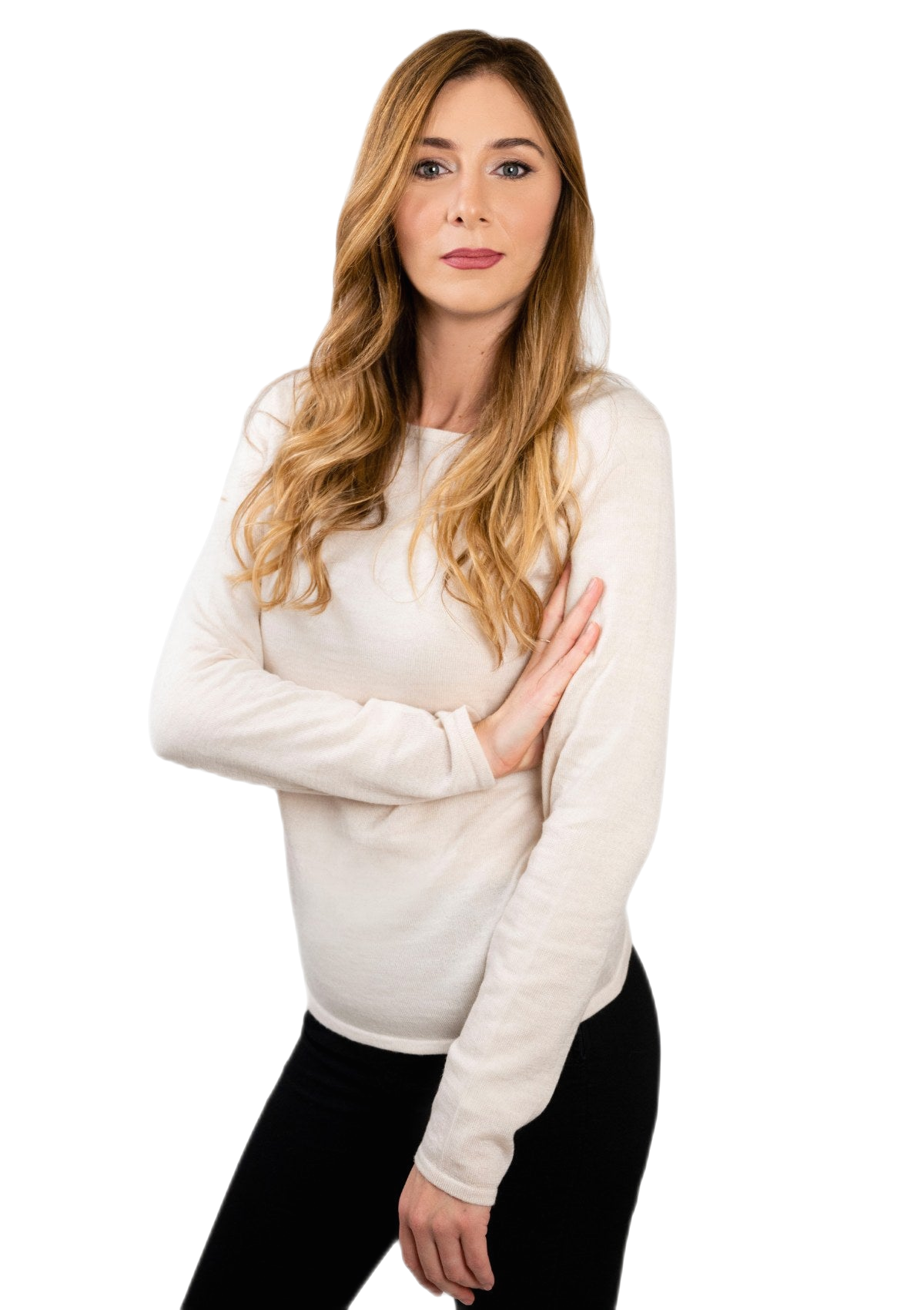 Gioconda: women's boat neck sweater