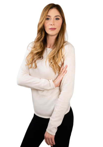 Gioconda: women's boat neck sweater