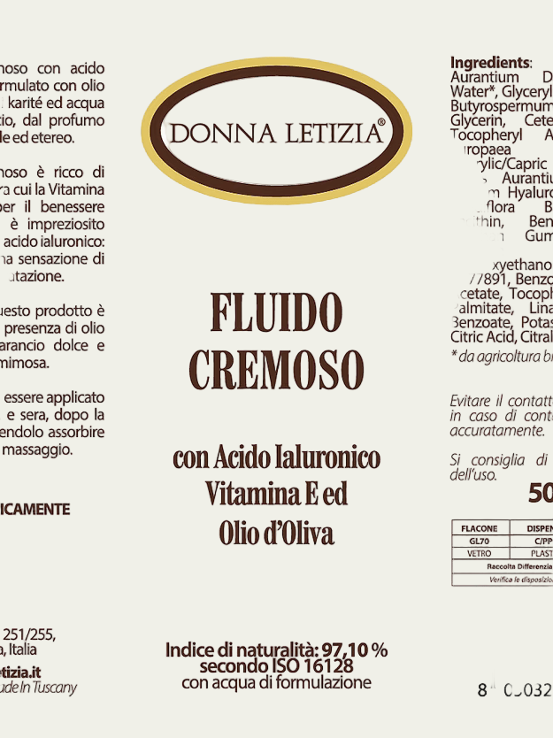 Siero Cremoso con Acido Ialuronico e Vitamine