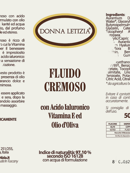 Soro Cremoso com Ácido Hialurônico e Vitaminas