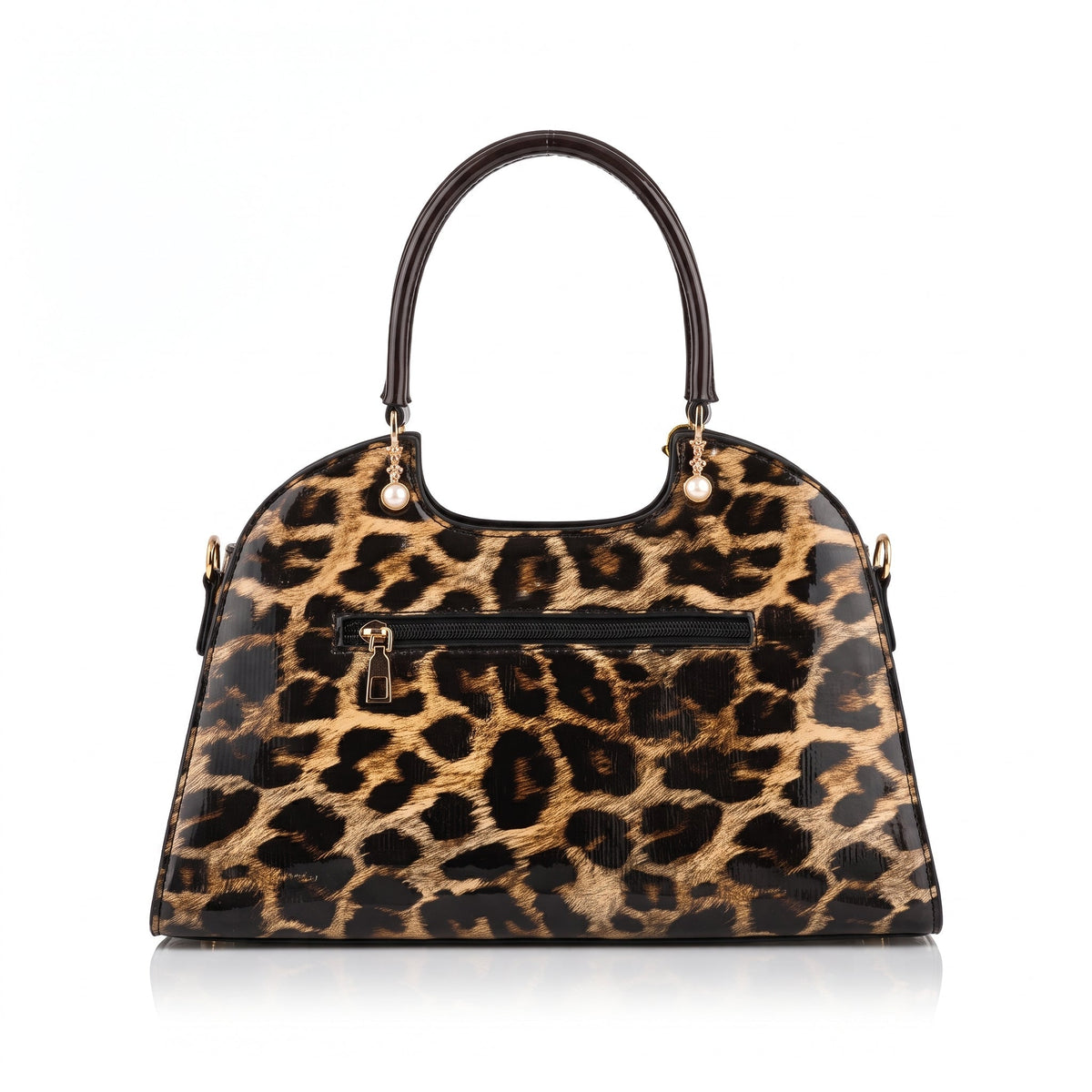 Gia Borsa a Mano Animalier con Ciondolo Orsetto