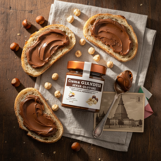 Creme Gianduia 50% Avelãs do Piemonte IGP - Sem Glúten