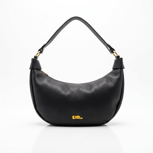 Giulia Borsa a Mezzaluna in Vera Pelle