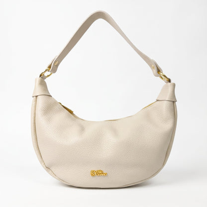 Giulia Borsa a Mezzaluna in Vera Pelle