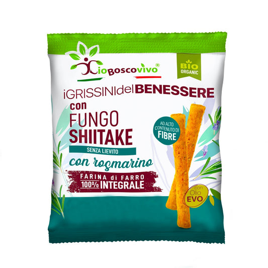 Organic Rosemary  & Shiitake Breadsticks 50g