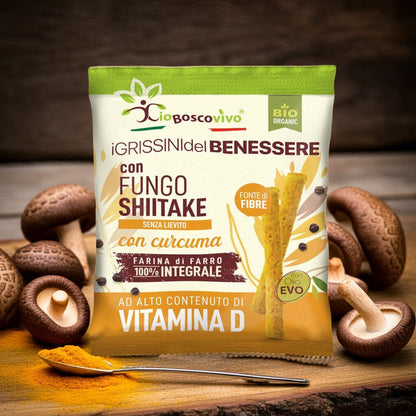 Grissini mit Kurkuma & Shiitake BIO 50g