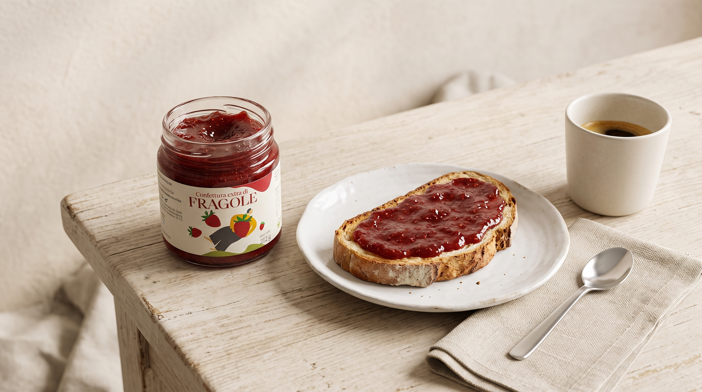 Artisanal Extra Strawberry Jam - No Preservatives