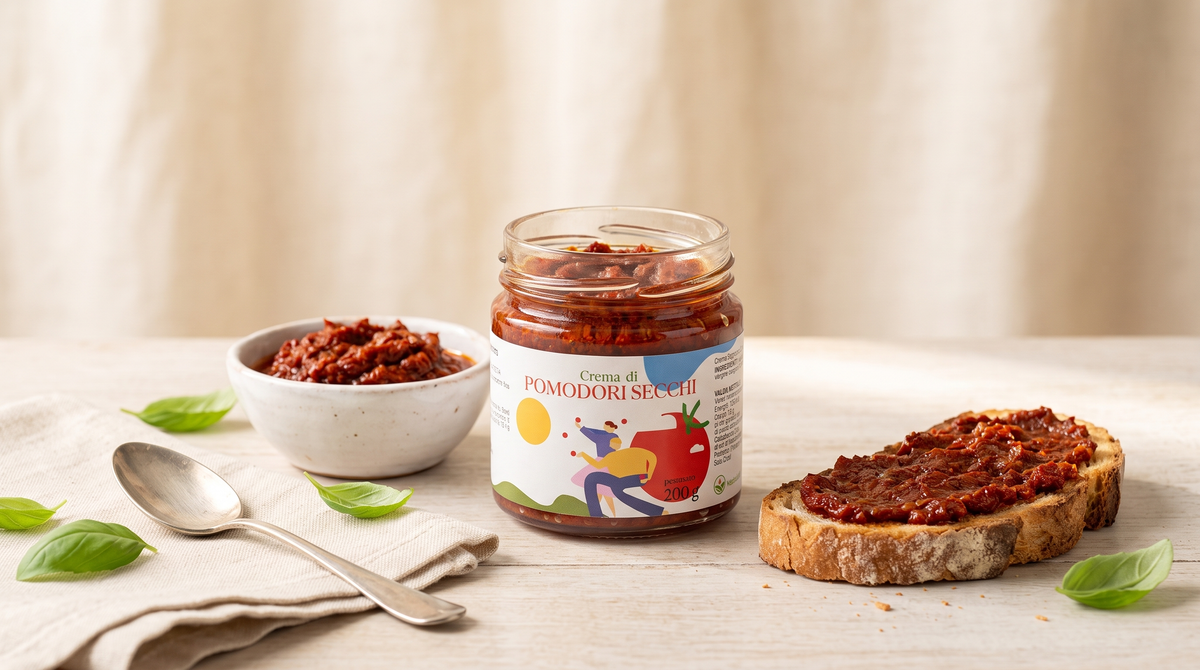 Patê de Tomates Secos Artesanal - Com Azeite EVO