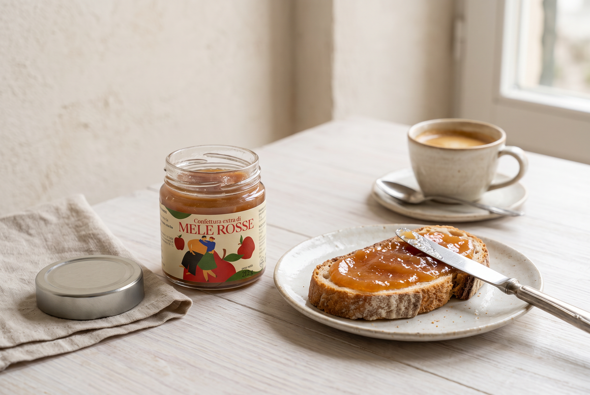 Artisanal Extra Red Apple Jam - No Preservatives