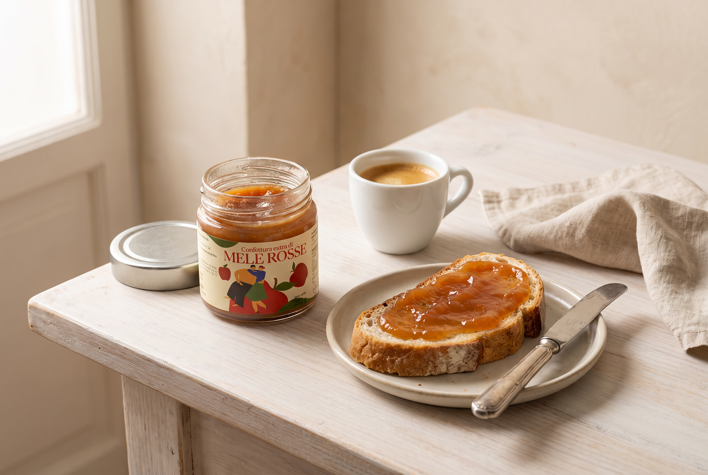 Artisanal Extra Red Apple Jam - No Preservatives