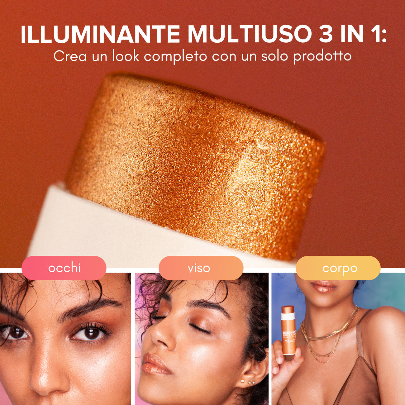 Highlighter im Stick - Bronze Liebhaber