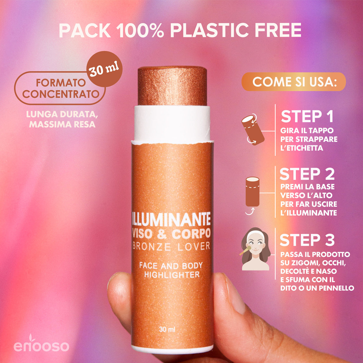 Highlighter im Stick - Bronze Liebhaber