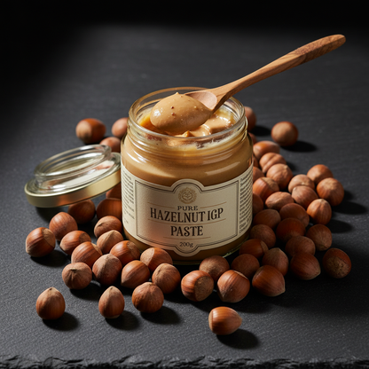 100% Hazelnut Paste Piemonte IGP Hazelnuts. 0% Compromises. Gluten-Free