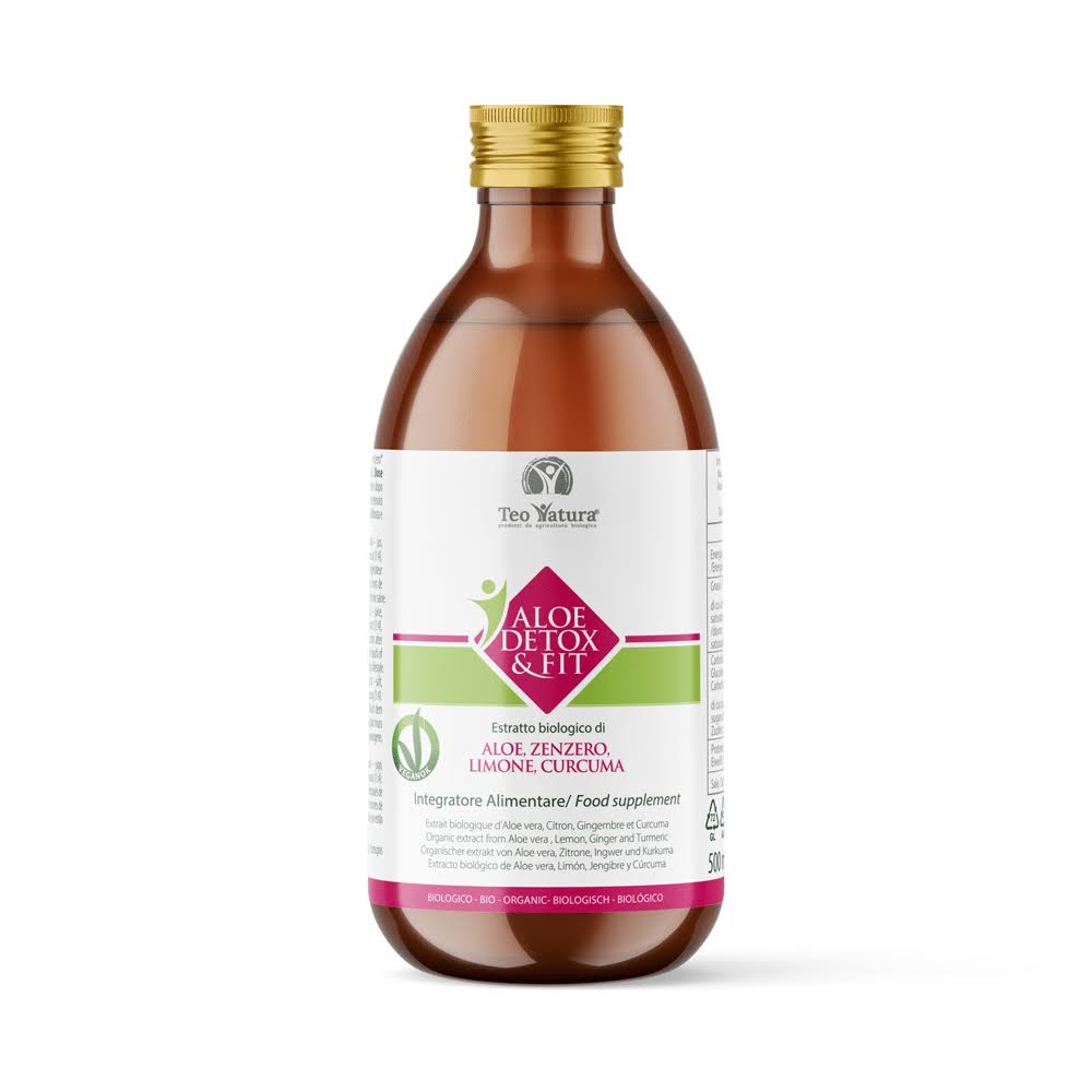 Suplemento Biológico de Aloe Vera, Jengibre, Limón y Cúrcuma