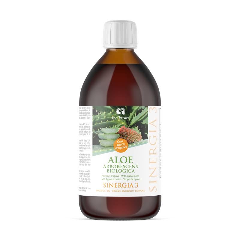 Aloe Arborescens Receta Padre Zago Con Jugo De Agave | SINERGIA 3 | 500ml - Biológica
