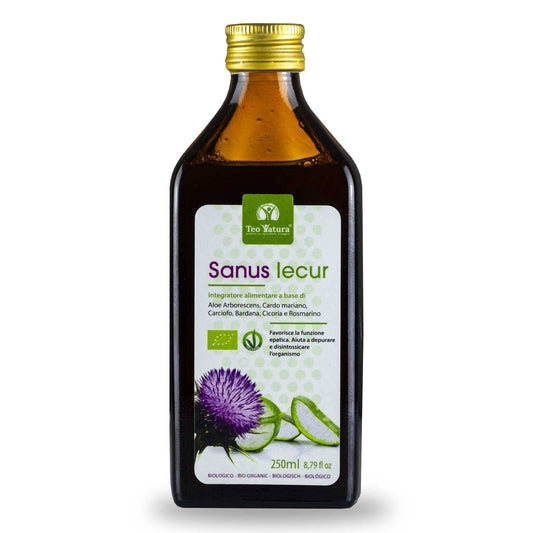 Suplemento Biológico de Aloe y Cardo Mariano 250ml - Sanus Iecur