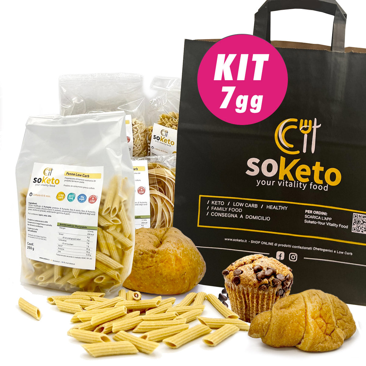 7-Day Easy Keto Diet Kit with Keto and Low-Carb Products SoKeto