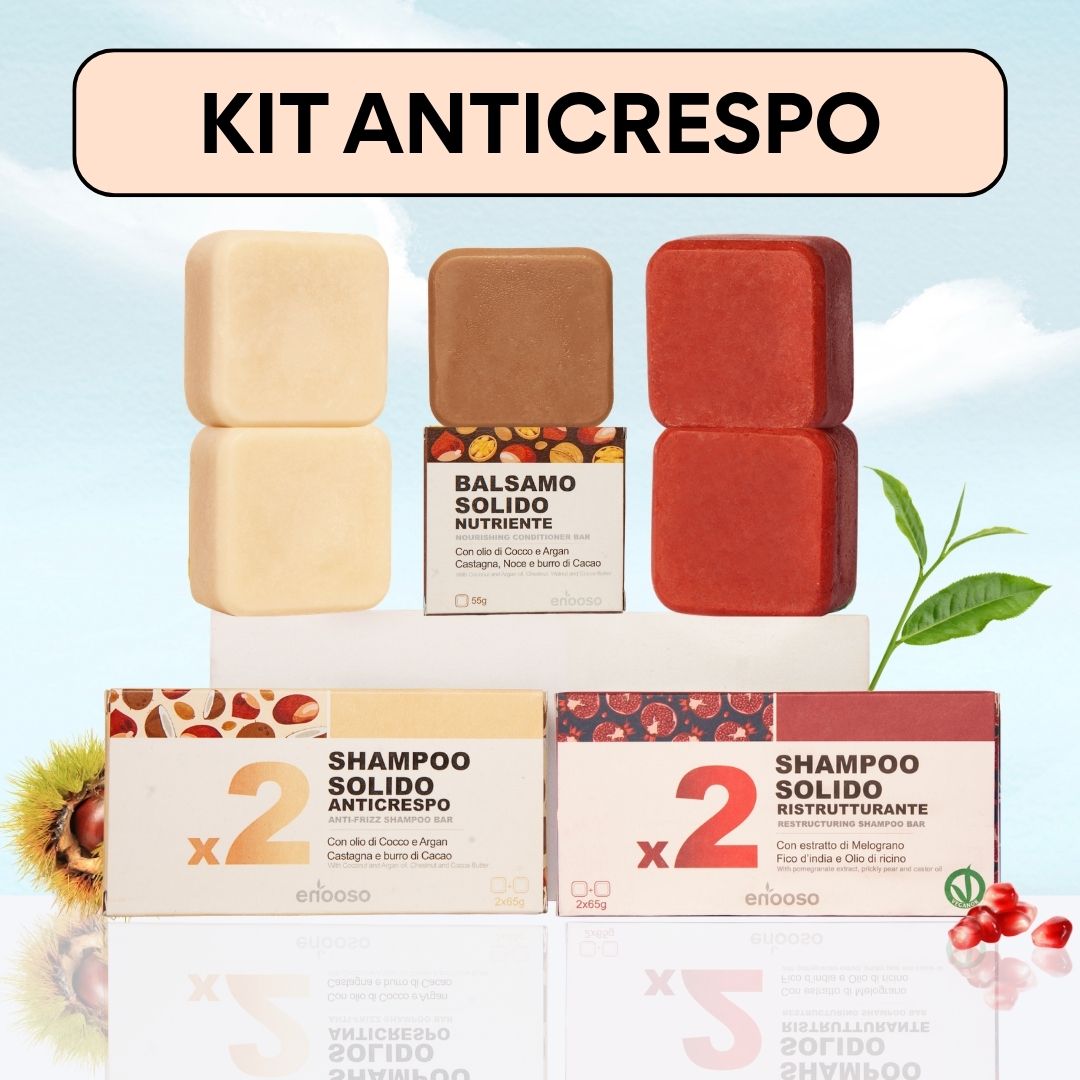 Anti-Frizz Kit - Solid Shampoo and Conditioner