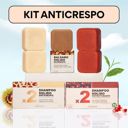 Anti-Frizz Kit - Solid Shampoo and Conditioner