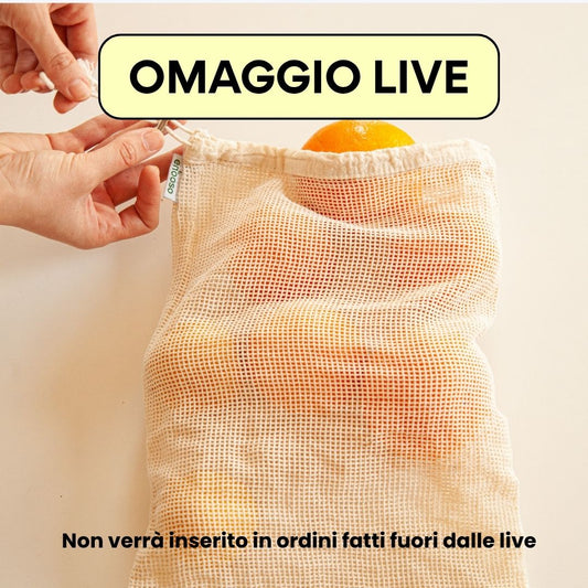Omaggio Live - Sacchetta multiuso
