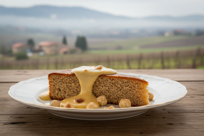 Toda a delícia do Piemonte, em um bolo sem farinha